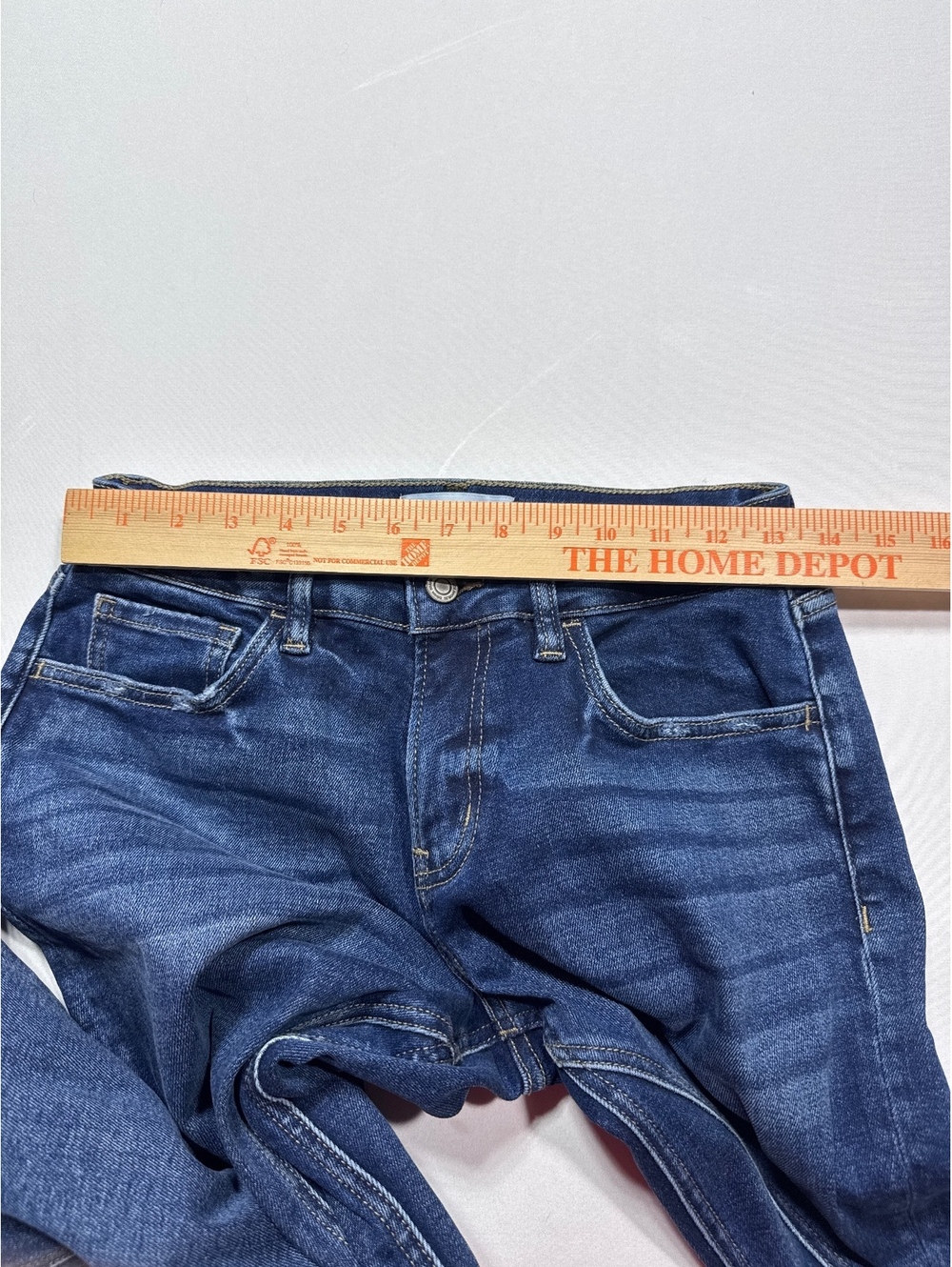 Vervet Wide-Leg Blue Denim Jeans - Comfy, Casual, and Ready - Picture 8 of 8